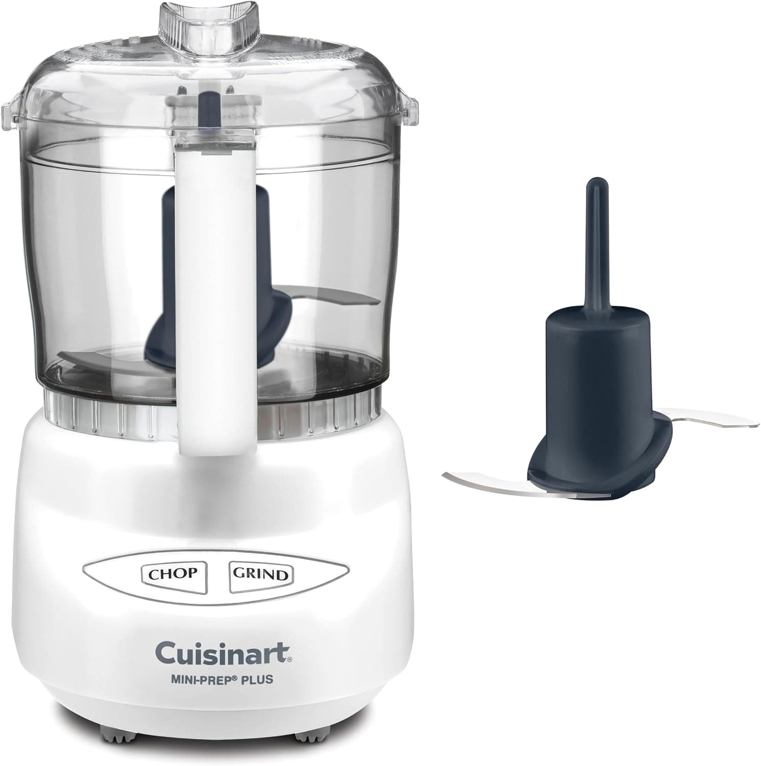 Cuisinart DLC-2A Mini-Prep Plus Food Processor, 3 Cup, Reversible Stainless Steel Blade, White