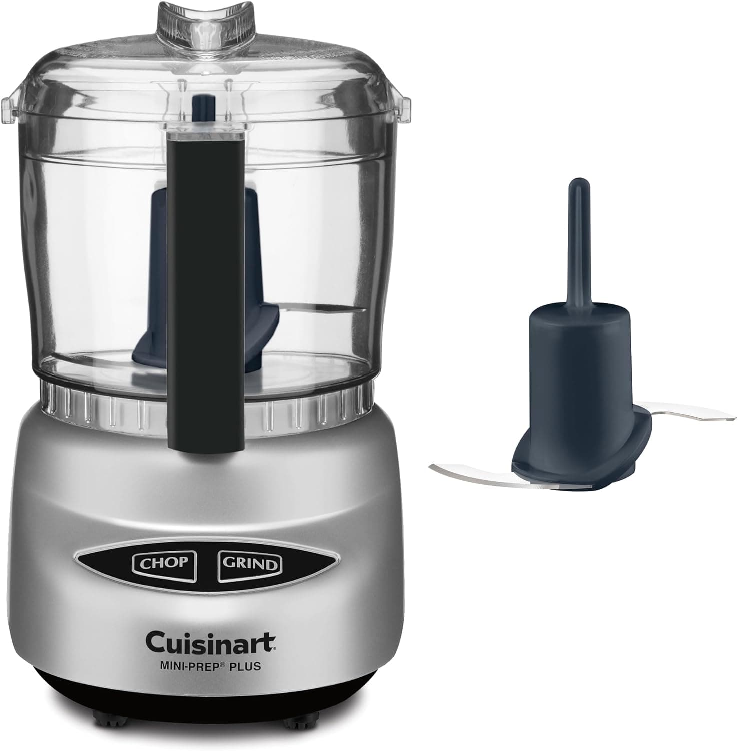 Cuisinart DLC-2ABC Mini Food Processor, Reversible Blade, 24-Ounce Capacity, Brushed Chrome