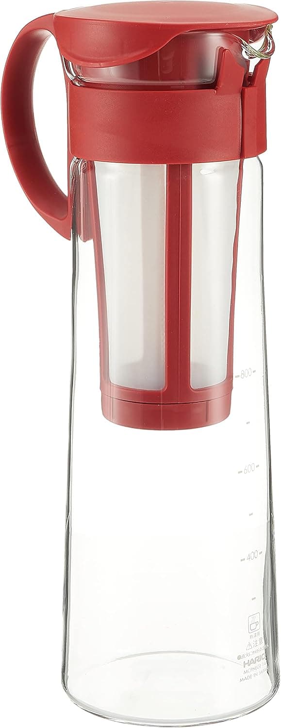 Hario Mizudashi Cold Brew Coffee Maker, 1000ml, Red