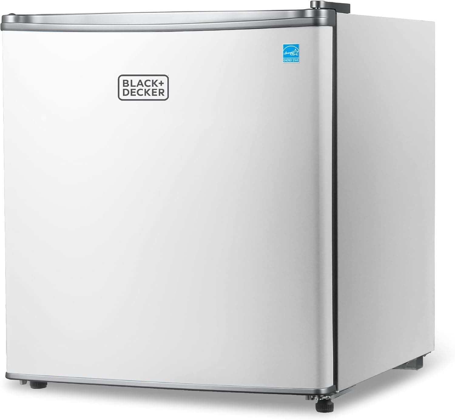 BLACK+DECKER Compact Refrigerator Energy Star Single Door Mini Fridge with Freezer, 1.7 Cu Ft, 