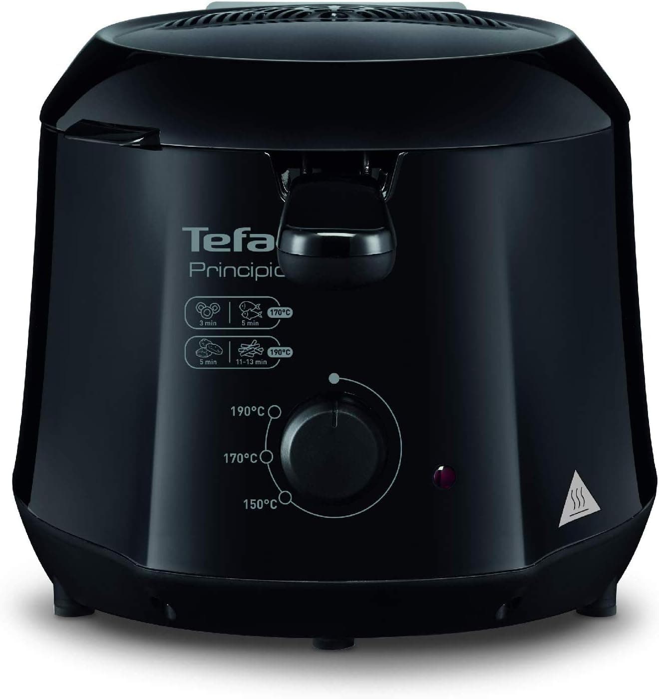 T-fal FF230850 Cool-Touch Mini Deep Fryer, 1.2L, Black