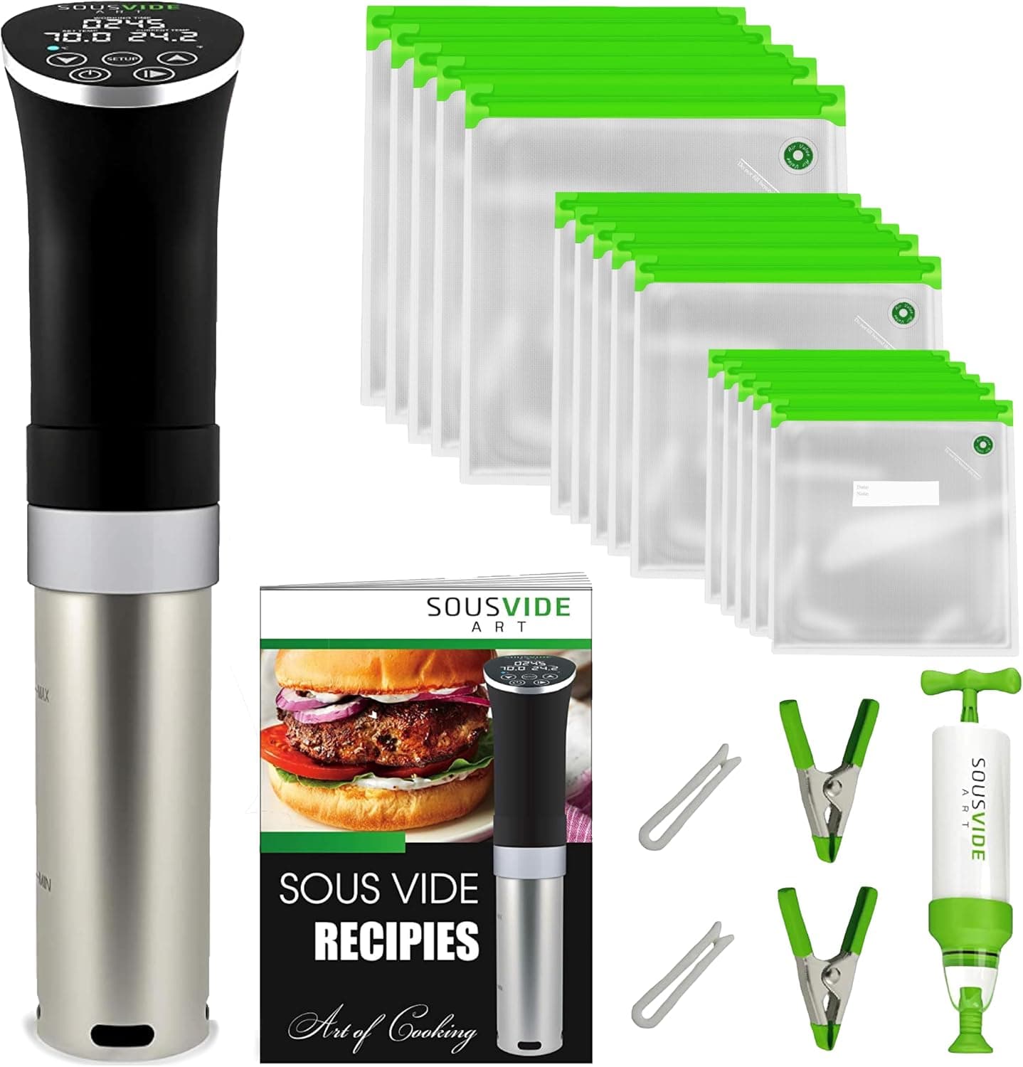 SOUSVIDE ART Sous Vide Cooker Kit 1000W Immersion Circulator