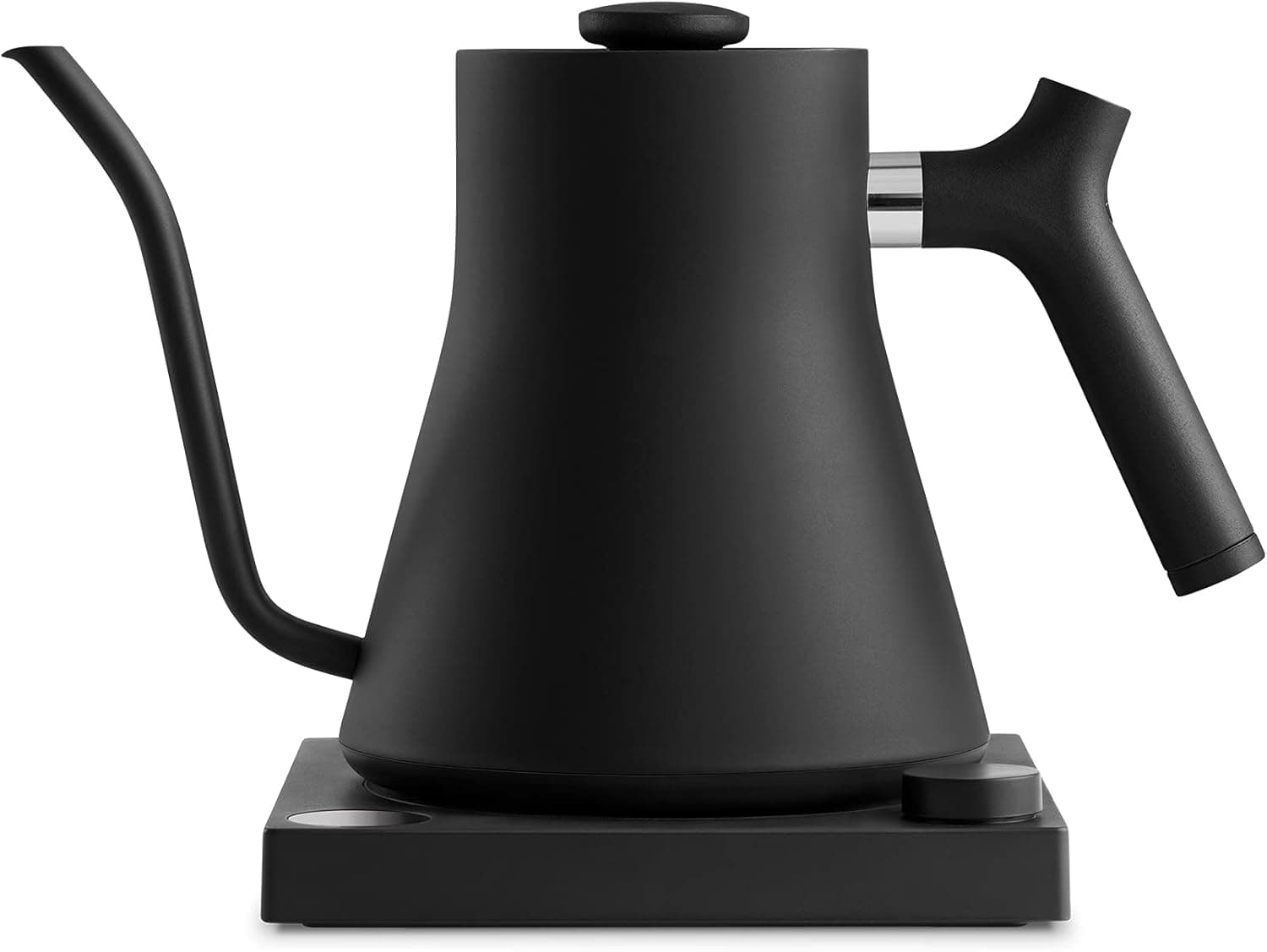 Fellow Stagg EKG Electric Gooseneck Kettle, Pour-Over Coffee and Tea, Stainless Steel, Matte Black
