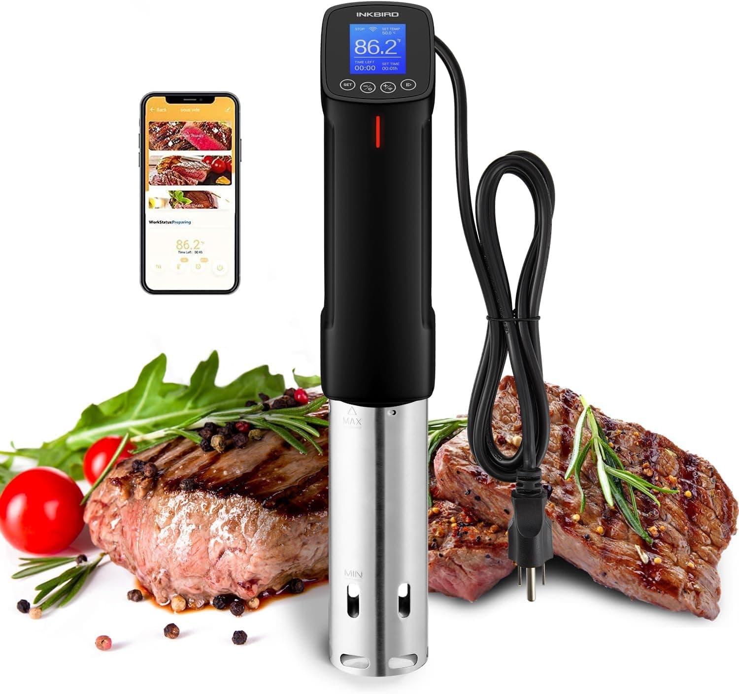 INKBIRD WIFI Sous Vide Cooker ISV-100W 1000W Immersion Circulator