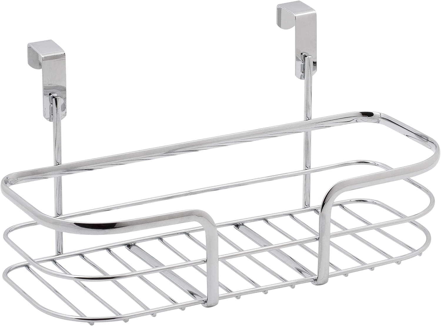 Kitchen Details Over the Cabinet Organizer, Single Basket Door Hanging Storage, Chrome