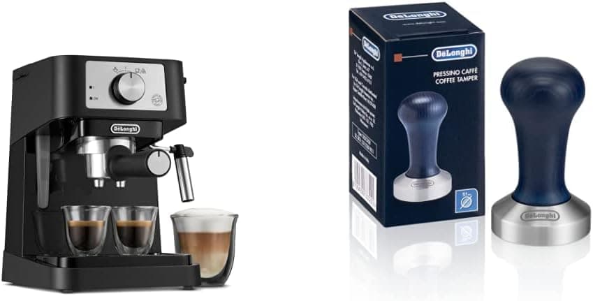 De'Longhi Stilosa Manual Espresso Machine EC260BK with Tamper