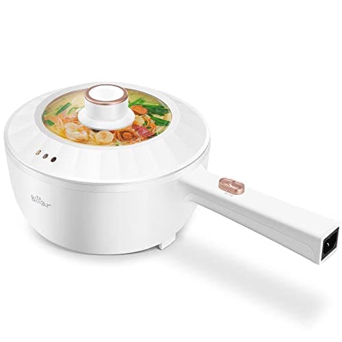 Bear 2L Electric Hot Pot Electric1000W, Nonstick, Adjustment Power,White