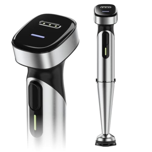 Turelar Cordless Immersion Blender Handheld with Rechargeable Battery