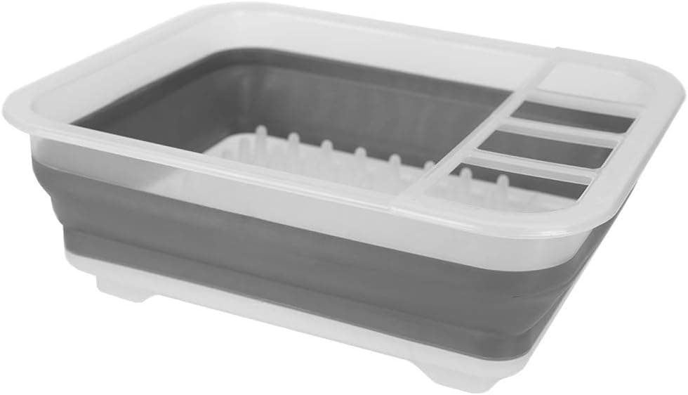 Home Basics Pop-Up Collapsible Dish Drying Rack