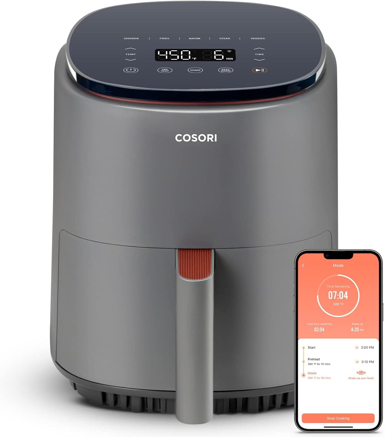 COSORI Lite 4qt Smart Air Fryer (7-in-1)
