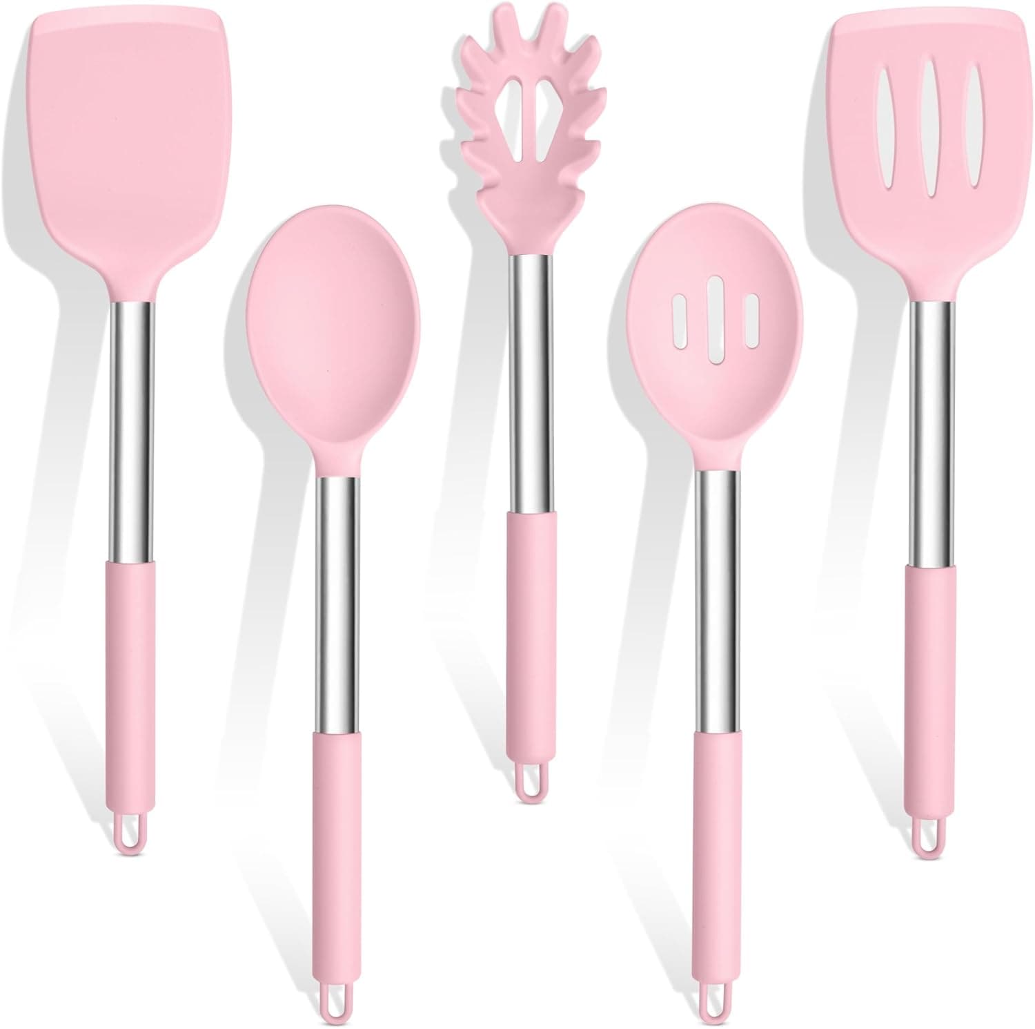 TeamFar 5-Piece Silicone Cooking Utensil Set