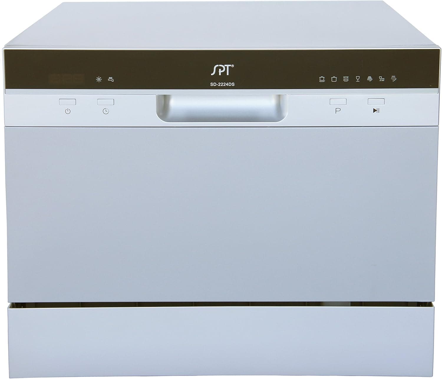 SPT SD-2224DS ENERGY STAR Compact Countertop Dishwasher with Delay Start, Stainless