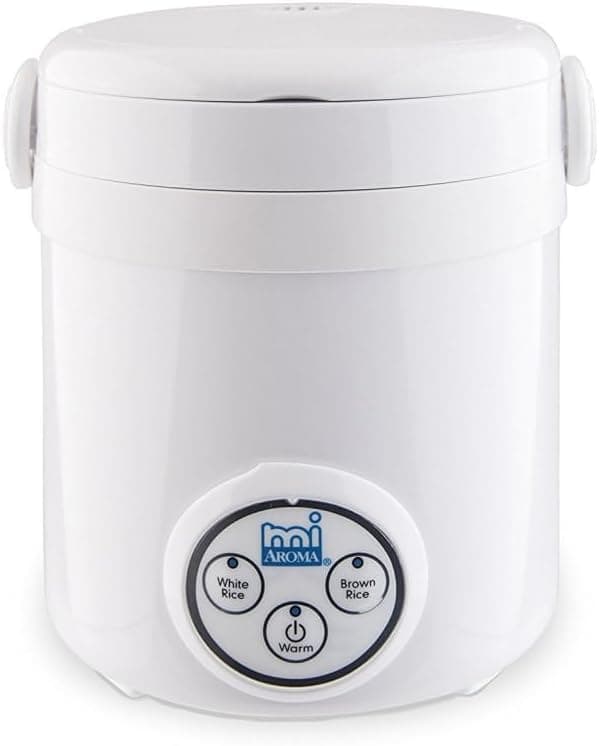 Aroma Housewares MRC-903D 3-Cup Cooked Digital Cool Touch Mini Rice Cooker