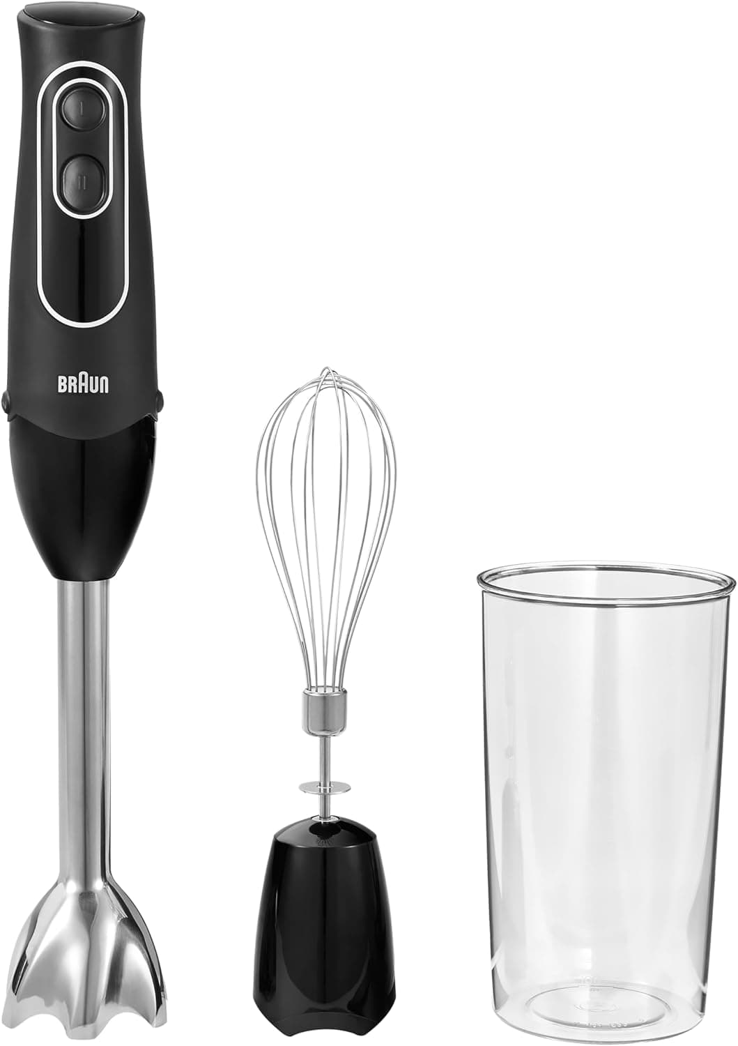 Braun MultiQuick 5 Hand Blender, with Beaker and Whisk, 350W, Dual Speed
