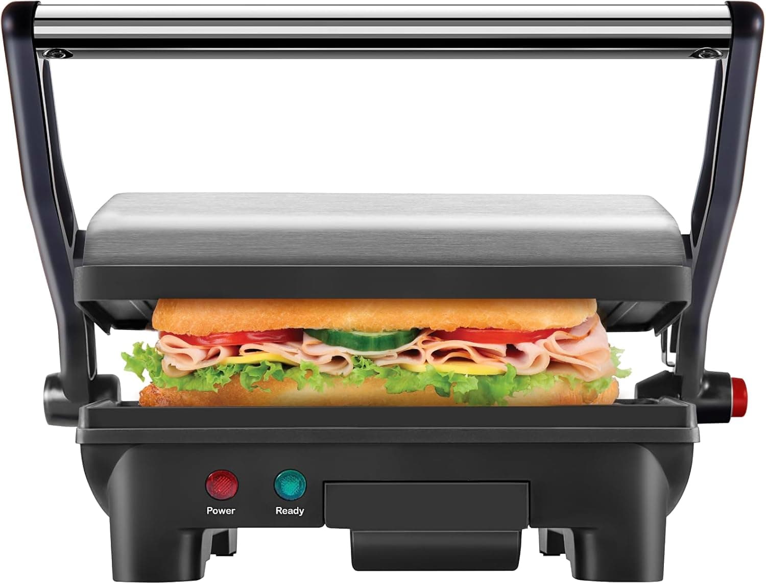 Chefman Electric Panini Press Grill Compact 2-Slice Sandwich Maker
