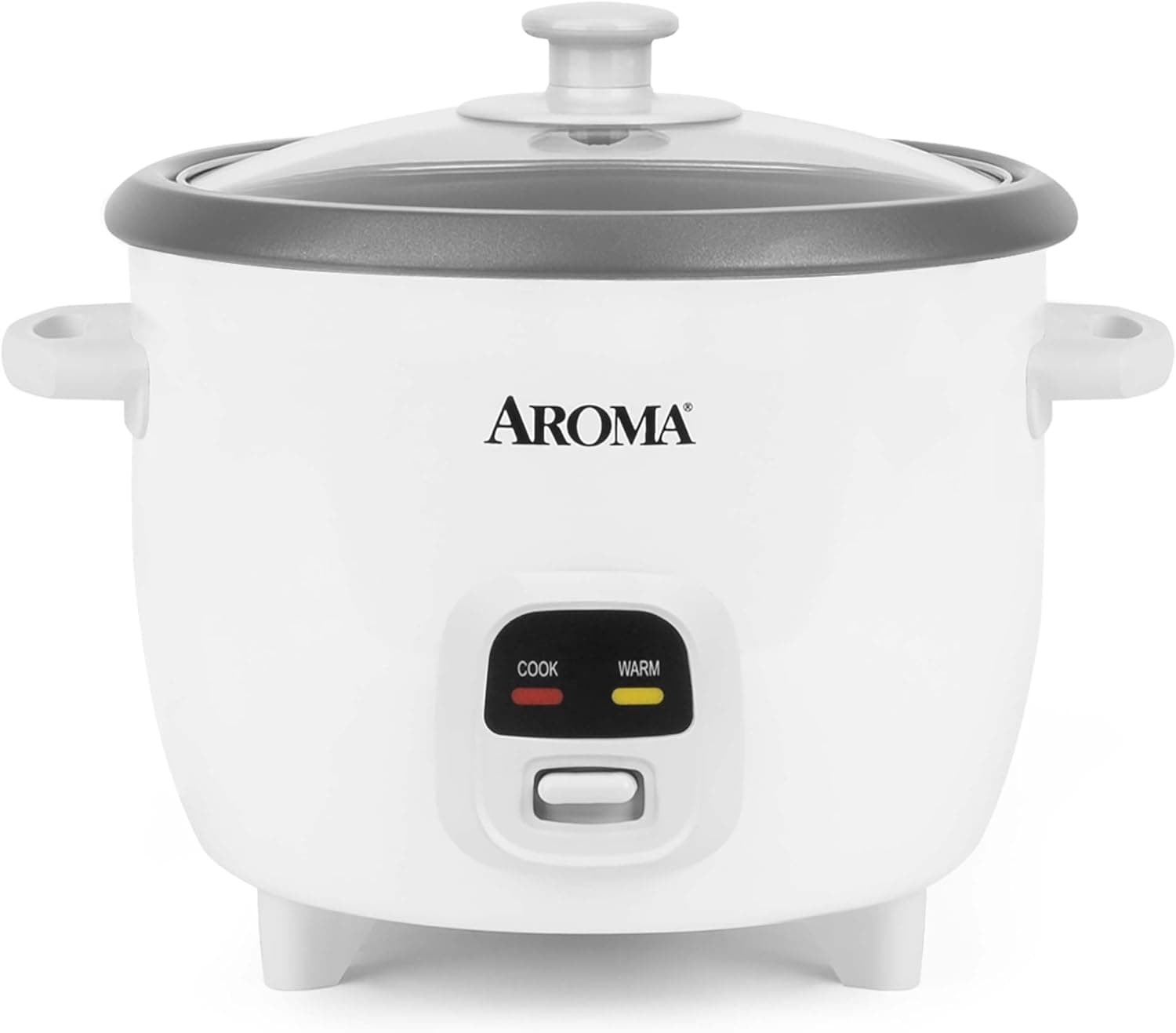 AROMA Rice Cooker 3-Cup Uncooked / 6-Cup Cooked, Oatmeal & Soup Maker, 1.5 Qt, ARC-393NG