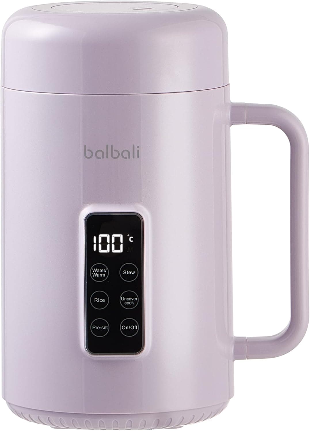 balbali Portable Electric Pot, 28oz Non-stick Mini Hot Pot with Temperature and Time Control