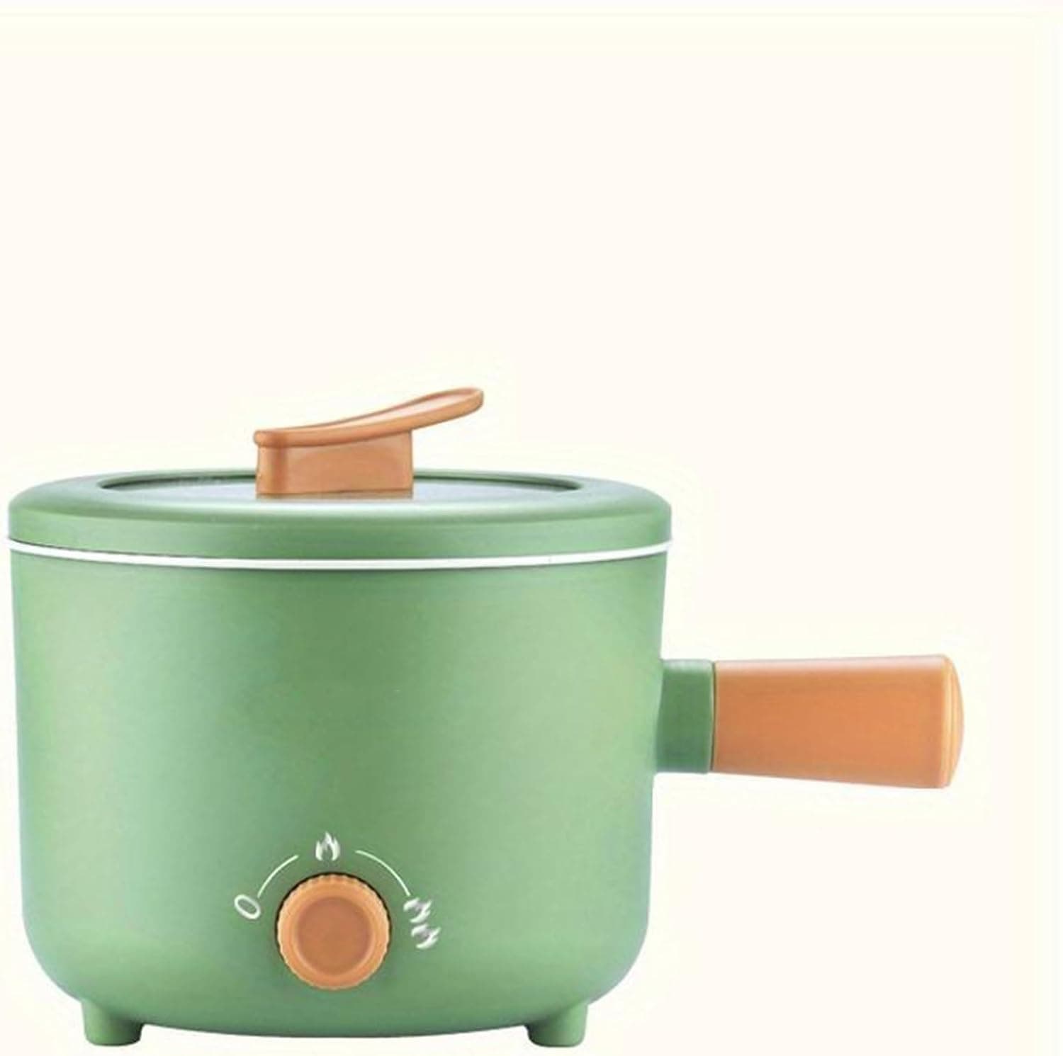 Portable Electric Hot Pot for Dorm, 1.5L Mini Ramen Cooker with Non-Stick Coating