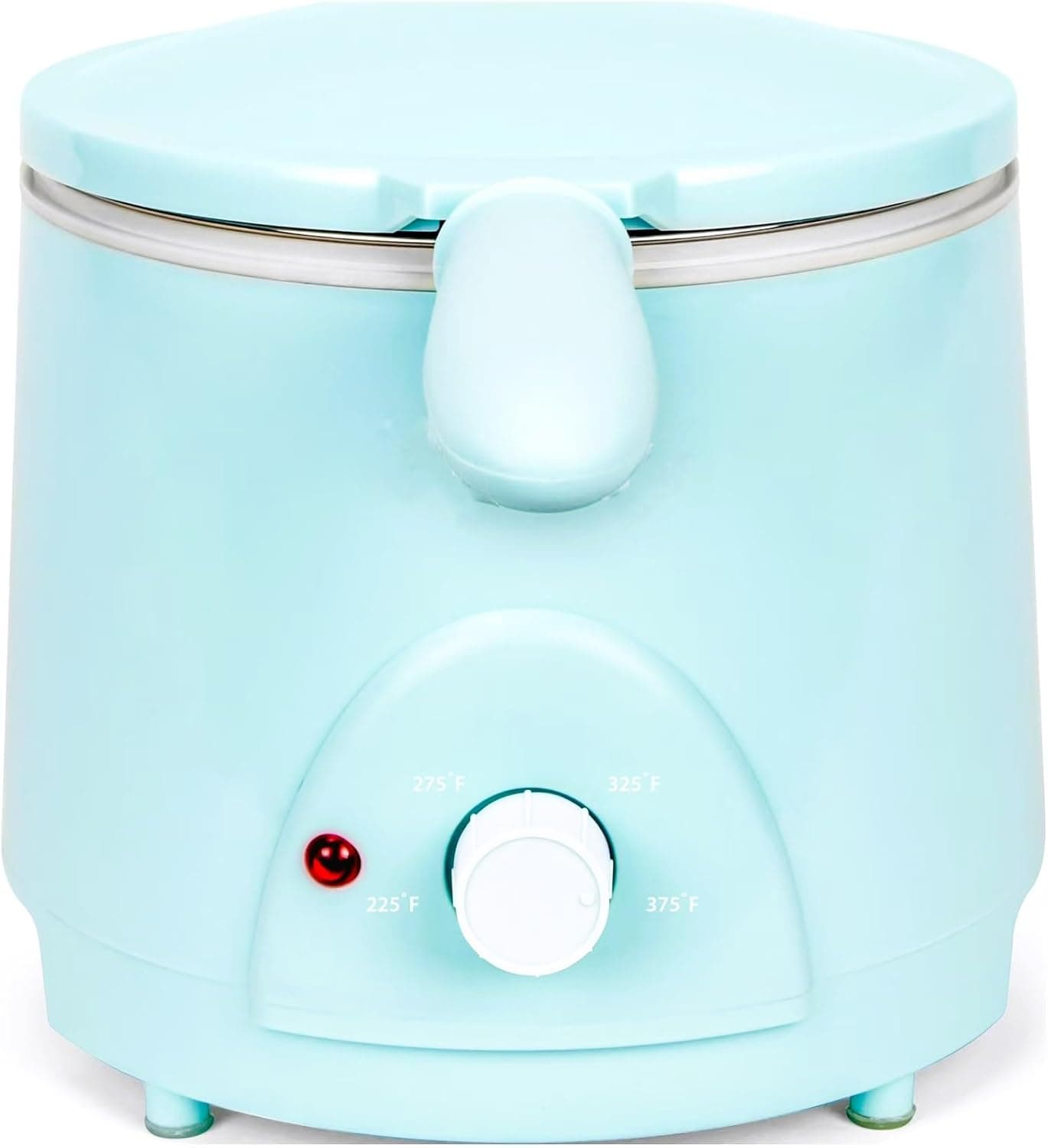 Mini Electric Deep Fryer 1.5-Quart Compact 700W with Temperature Control