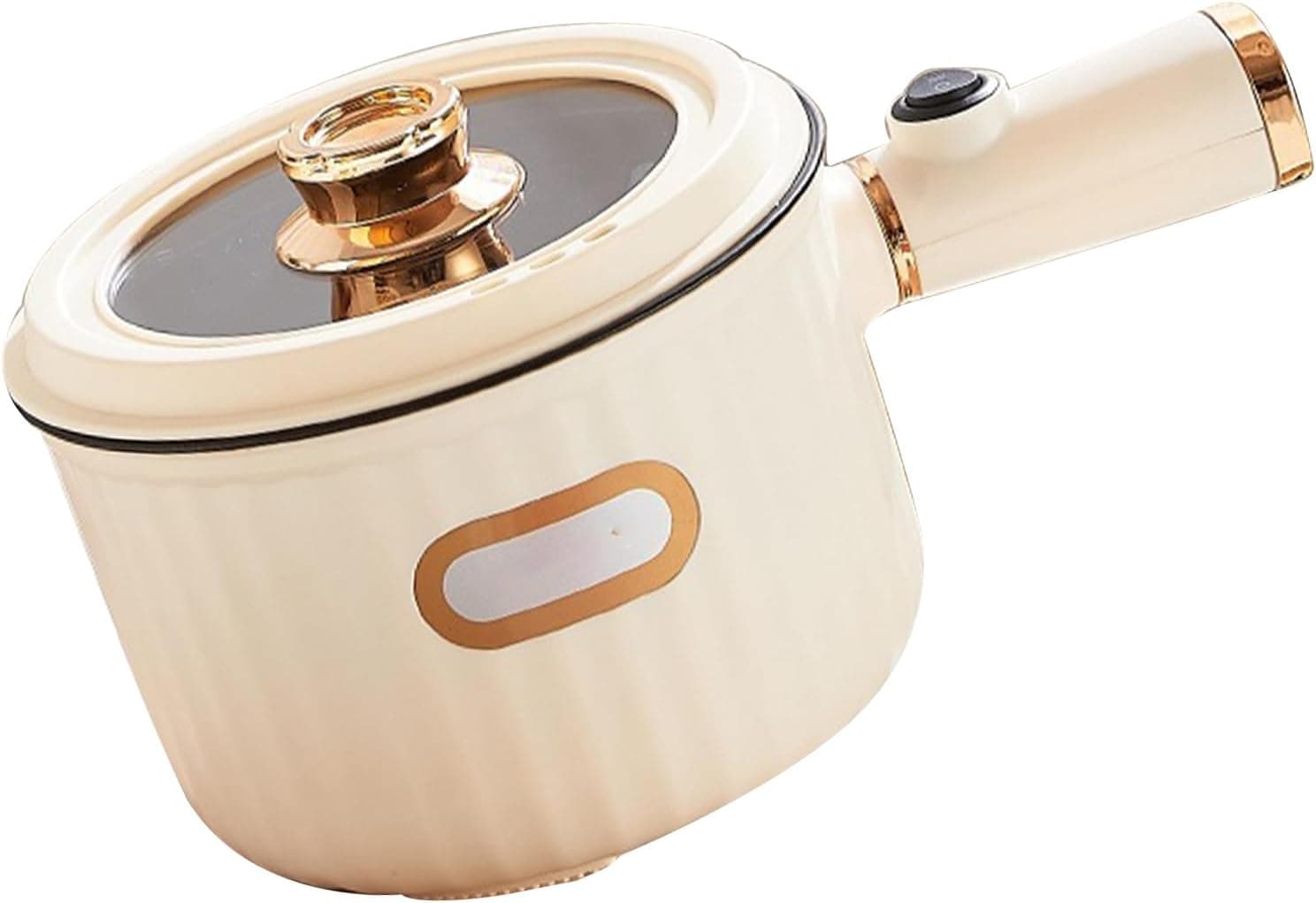 Mini Electric Cooker Pot Non Stick Small Power Hot Pot for One Person with PP Basket